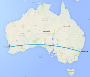 Sydney to Perth